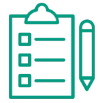 A professional depiction of AI software development services, symbolized by a green square with a white border.